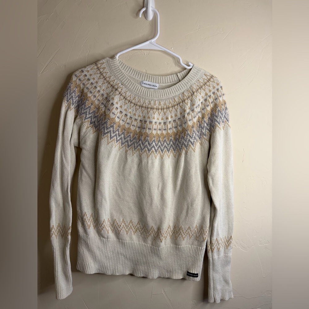 Calvin Klein  Patterned Sweater
